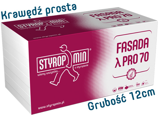 Fasada PRO 70 grubość 12 cm gładki Fasada PRO 70 grubość 12 cm gładki