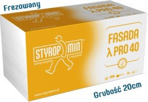 Fasada PRO 40 grubość 20 cm frezowany Fasada PRO 40 grubość 20 cm frezowany